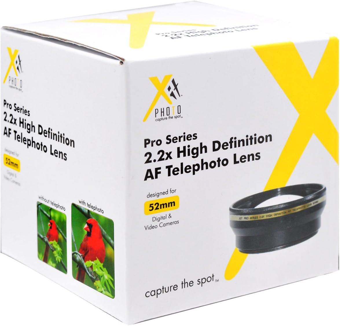 Xit XT2X52 52mm 2.2x Telephoto Lens (Black) - Image 2